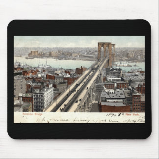 Brooklyn Bridge NY 1907 Vintage Mouse Pad
