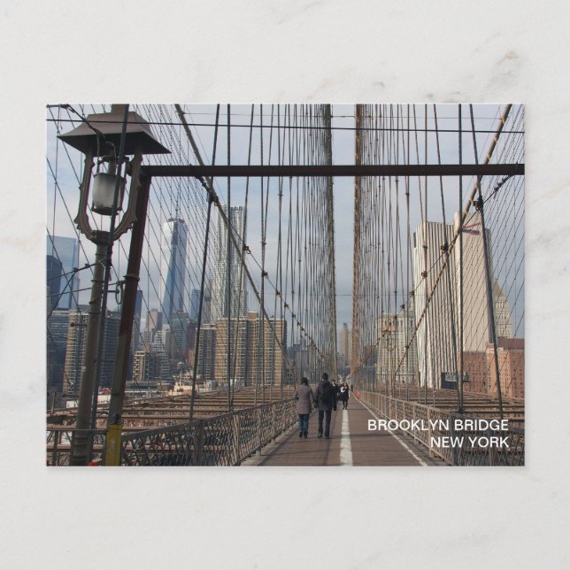 Brooklyn Bridge - NY New York nr 2 Postcard (Front)