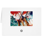 Brooklyn bridge, NYC Cards (Back Horizontal)