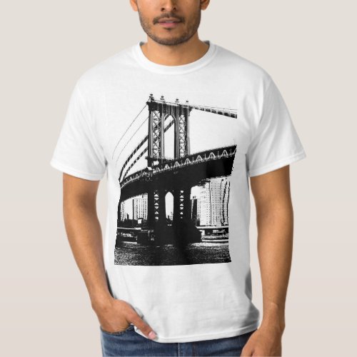 Brooklyn Bridge Nyc New York Mens Modern T_Shirt