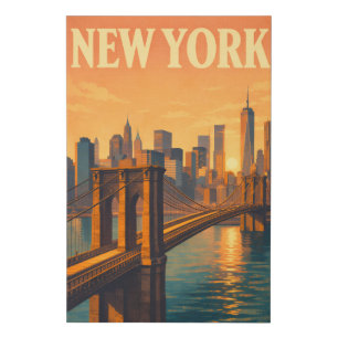 Brooklyn Bridge NYC Travel New York Wall Art
