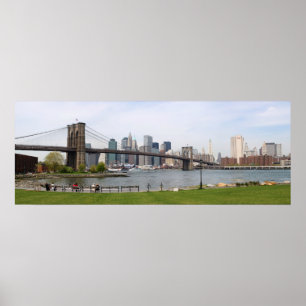 Brooklyn Bridge Panoramic Poster