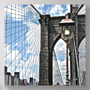 Brooklyn Bridge Peel-n-Stick Photo Tile