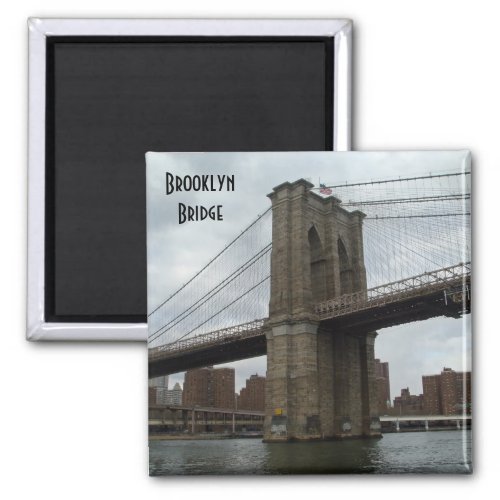 Brooklyn Bridge Photo Magnet New York