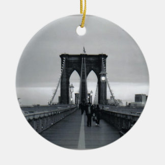 Brooklyn Bridge Photo Ornament 2
