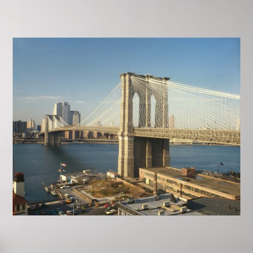 Brooklyn Bridge Photograph Poster