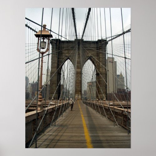 Brooklyn Bridge Photographic Image Poster