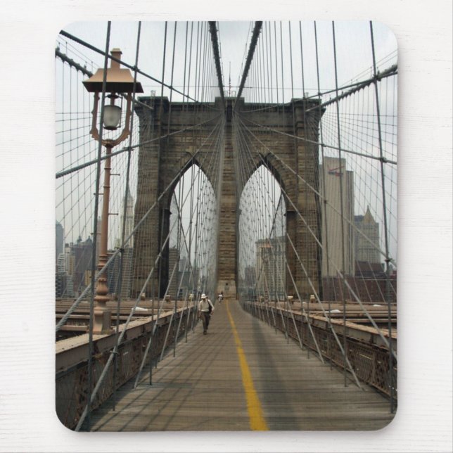 Brooklyn Bridge Photography Mouse Pad (Front)