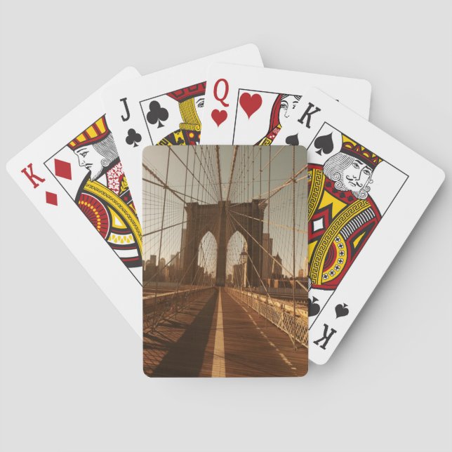 Brooklyn Bridge. Poker Cards (Back)