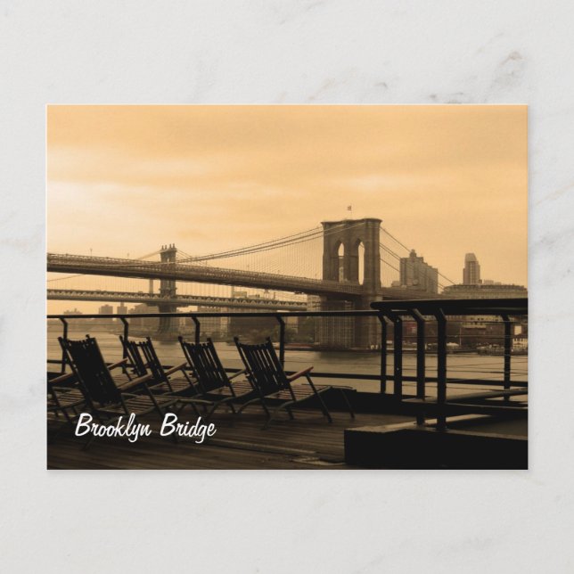 Brooklyn Bridge Postcard (Front)