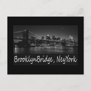 brooklyn bridge postcard