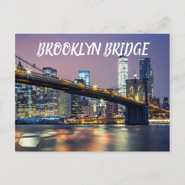 Brooklyn Bridge Postcard (Front)