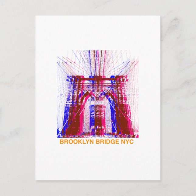 brooklyn bridge postcard (Front)