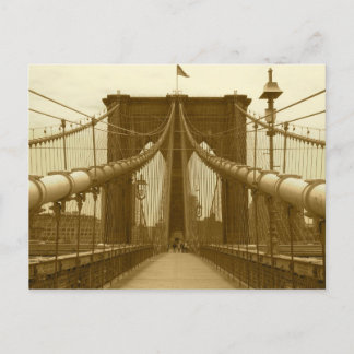 Brooklyn Bridge Postcard - New York City Postcard