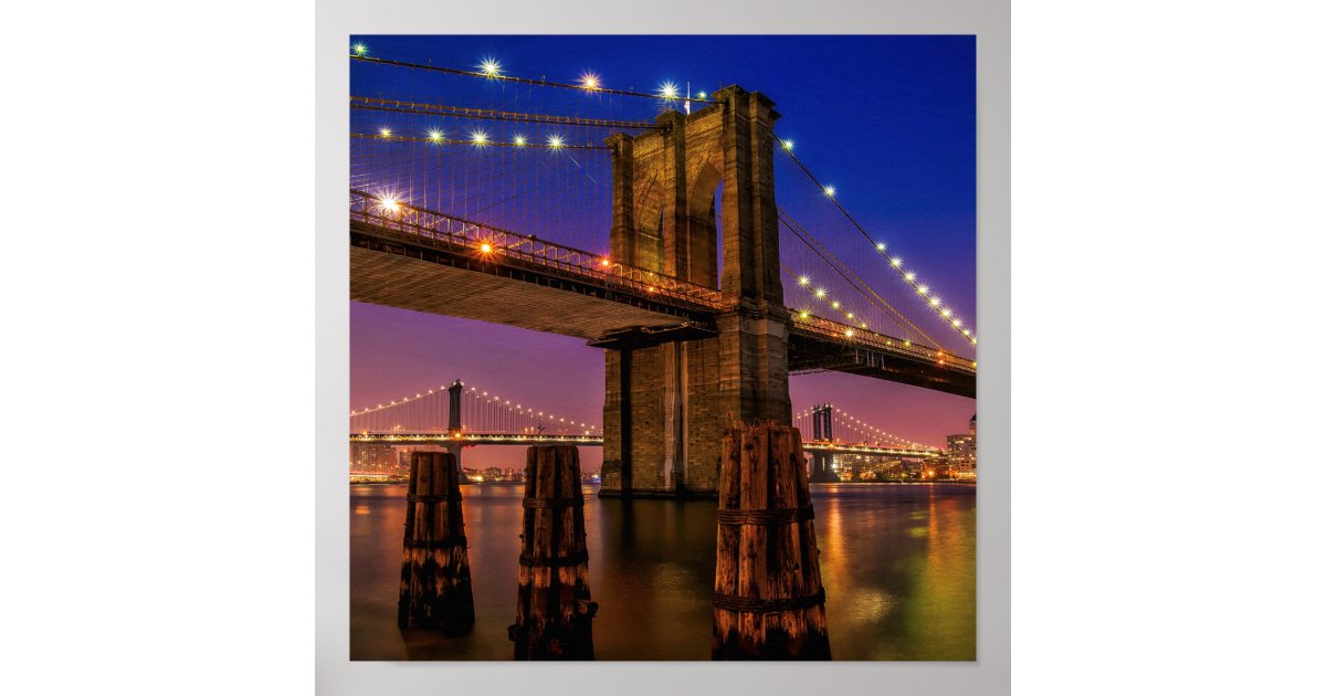 Brooklyn Bridge -- Poster | Zazzle
