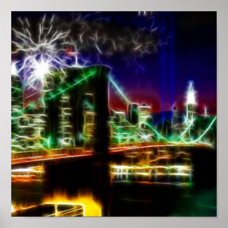 brooklyn bridge poster