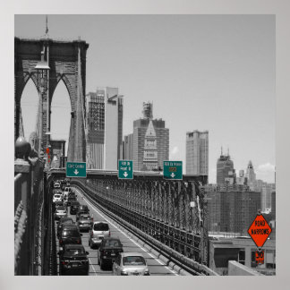 Brooklyn bridge poster