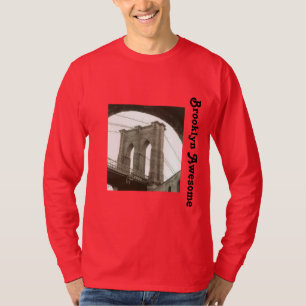 Brooklyn Bridge/ Quote Mens T-shirt