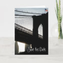 Brooklyn Bridge Save the Date Card card