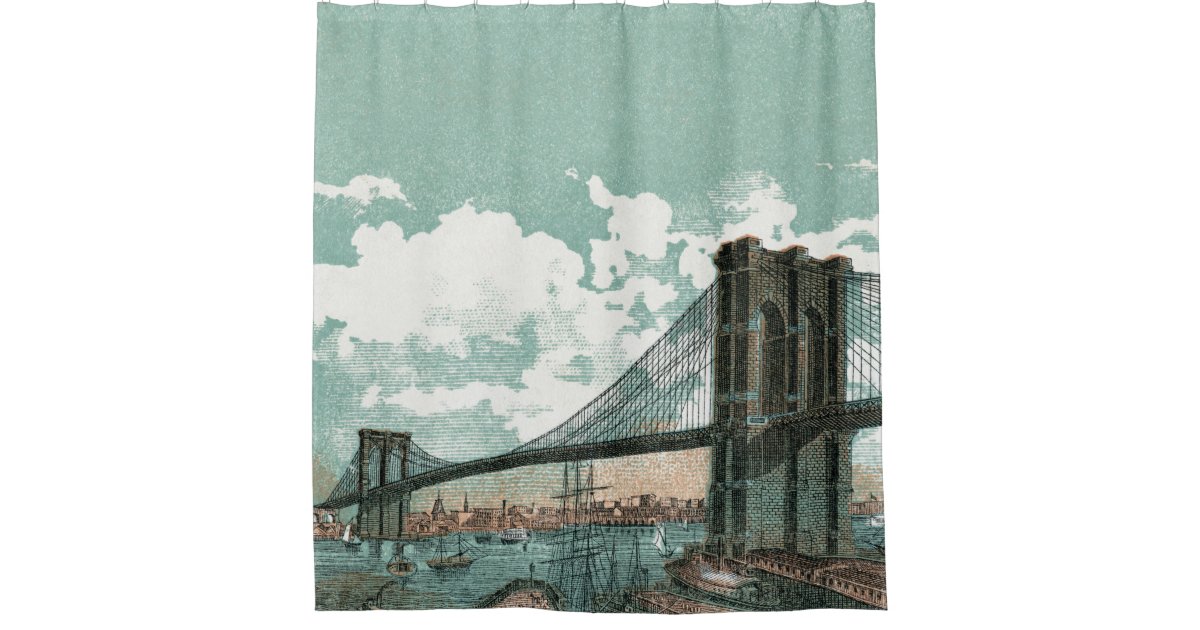 Brooklyn Bridge Shower Curtain Zazzle Com