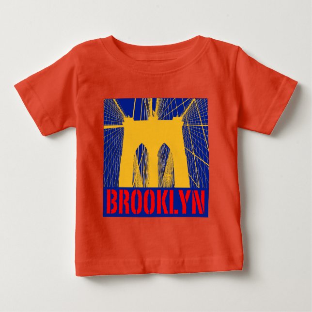 Brooklyn Bridge silhouette Baby T-Shirt (Front)