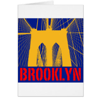 Brooklyn Bridge silhouette Cards