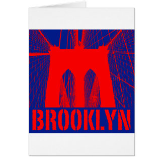 Brooklyn Bridge silhouette Cards