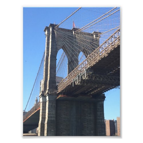 Brooklyn Bridge Sky New York City NYC Photography Photo Print