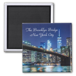 Brooklyn Bridge Magnet Schild Pin 8 x 6 cm NEU u originalverpackt 