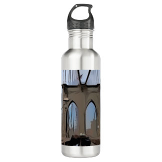 Brooklyn Bridge Stainless Steel Water Bottle