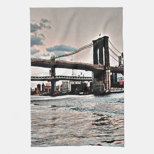 Brooklyn Bridge Towel (Vertical)