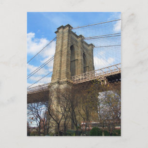 Brooklyn Bridge Tower Postcard