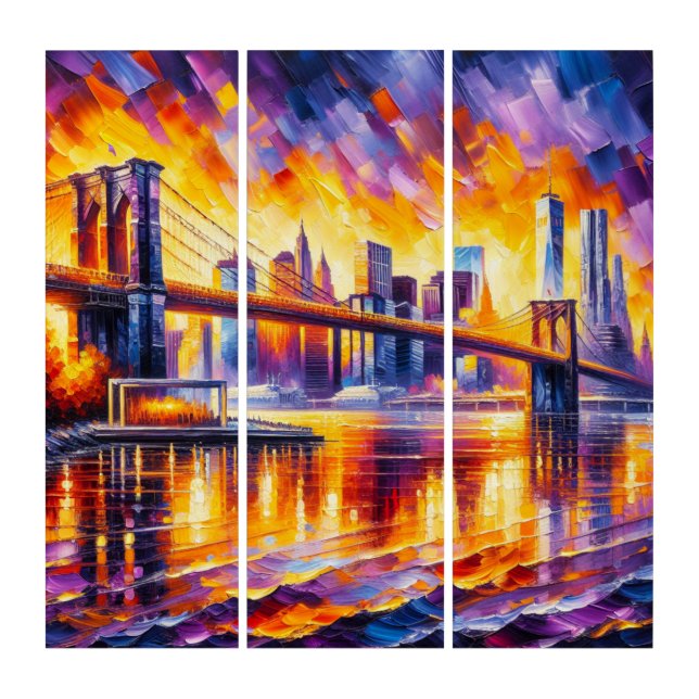 BROOKLYN BRIDGE  TRIPTYCH (Front)