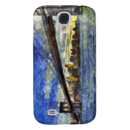 Brooklyn Bridge Van Gogh Samsung Galaxy S4 Cover