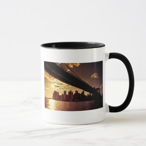 Brooklyn Bridge With New York City Skyscrapers Mug