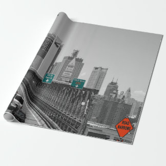 Brooklyn bridge wrapping paper