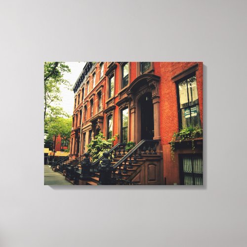 Brooklyn Brownstone Canvas Print