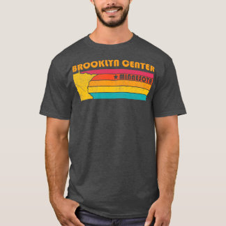 Brooklyn Center Minnesota Vintage Distressed Souve T-Shirt