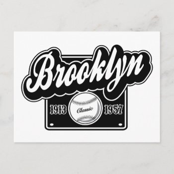 Brooklyn Classic Postcard by TurnRight at Zazzle