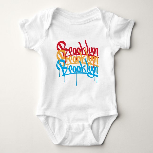 Brooklyn Colors Baby Bodysuit (Front)