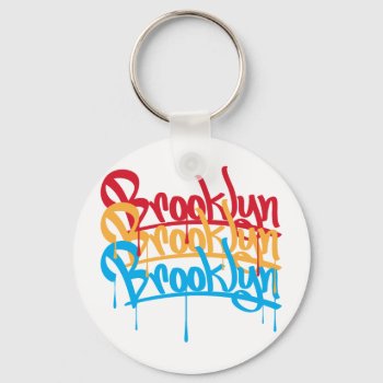 Brooklyn Colors Keychain by brev87 at Zazzle