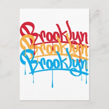 Brooklyn Colors Postcard by brev87 at Zazzle
