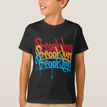 Brooklyn Colors T-shirt by brev87 at Zazzle