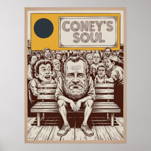 Brooklyn Coney Island Soul Boardwalk People Art Poster
