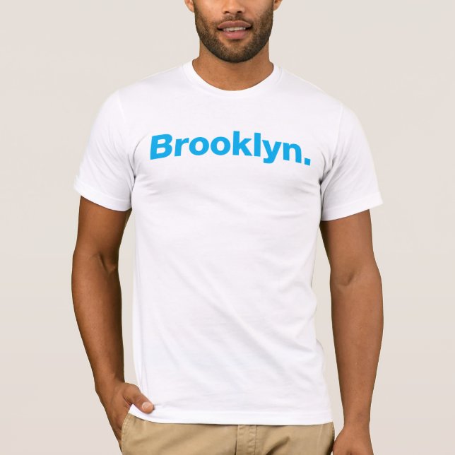 Brooklyn (cyan) T-Shirt (Front)