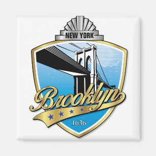 Brooklyn Design Gold Magnet
