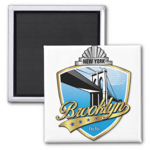 Brooklyn Design Gold Magnet