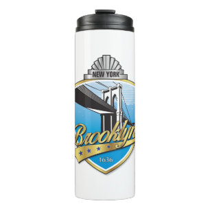 Brooklyn Design Gold Thermal Tumbler
