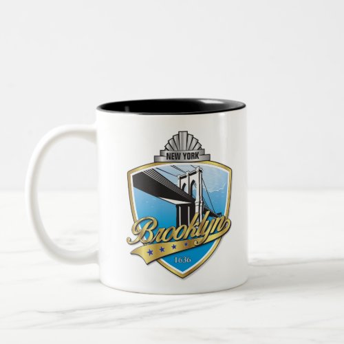 Brooklyn Design Gold Two_Tone Coffee Mug