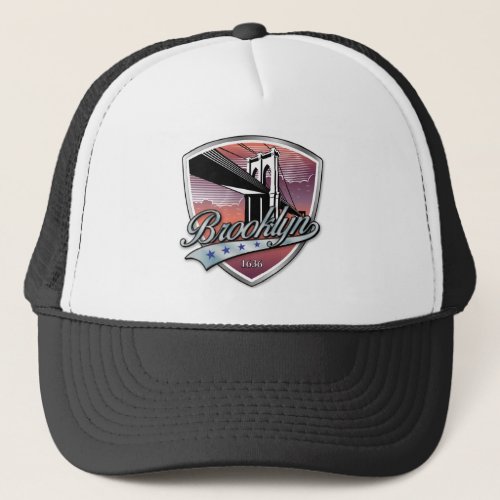 Brooklyn Design Silver Trucker Hat